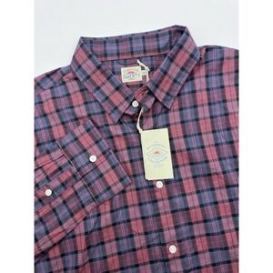 Faherty The Movement Long Sleeve Shirt Jewel Plaid‎ Button Men's Sz XXL $148 NWT